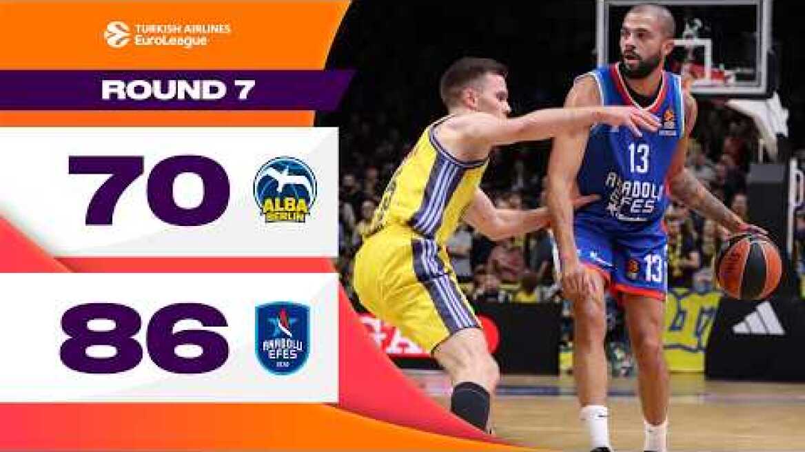FIVE players SCORE in double-digits | ALBA Berlin - Anadolu Efes | BASKETBALL HIGHLIGHTS R7 2024-25