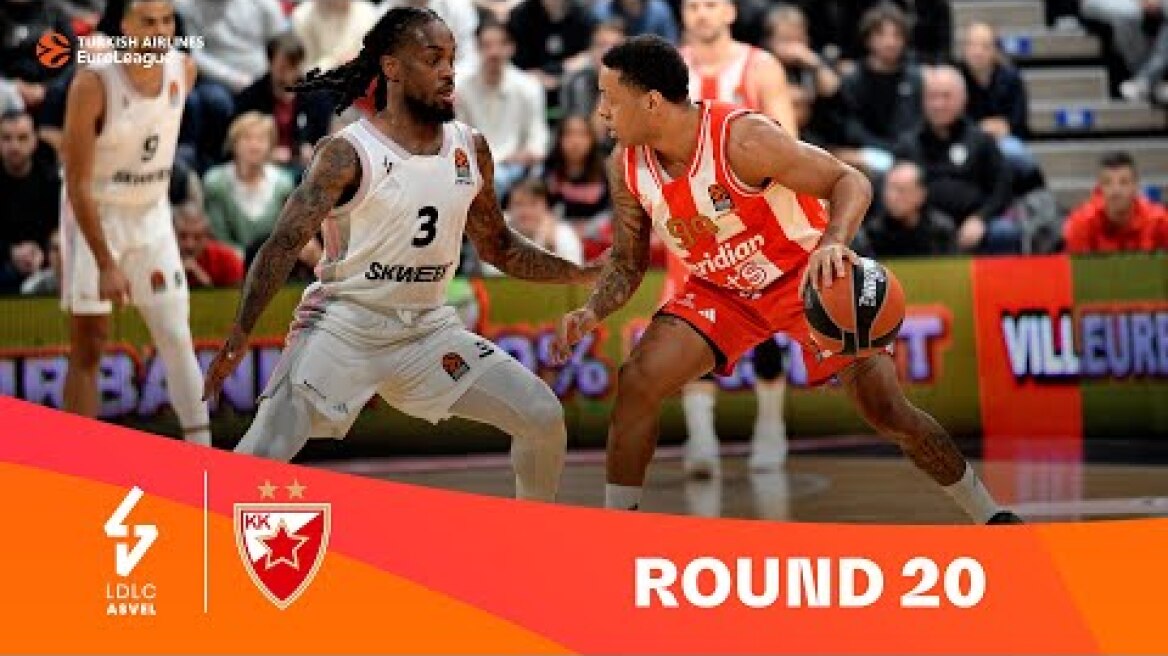 ASVEL -Zvezda | Round 20 Highlights | 2023-24 Turkish Airlines EuroLeague