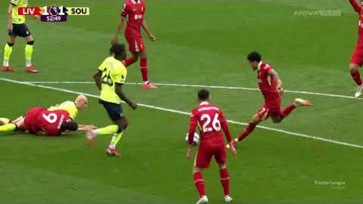 Λίβερπουλ - Σαουθάμπτον: 3-1 (MD 28, 08/03/2025)