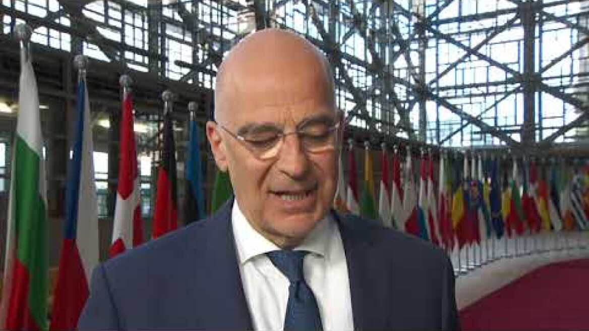 Δηλώσεις ΥΠΕΞ, Ν. Δένδια, μετά το Συμβούλιο Εξωτερικών Υποθέσεων της ΕΕ. (Βρυξέλλες, 13/7/20)