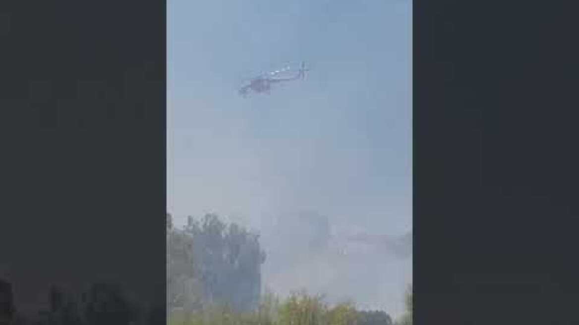 Πυρκαγιά στο Πανόραμα της Βούλας