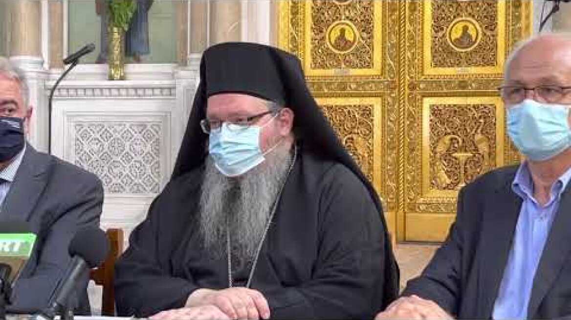 Μητροπολίτης Ιερώνυμος: Δηλώσεις για τον εμβολιασμό έξω από ναούς