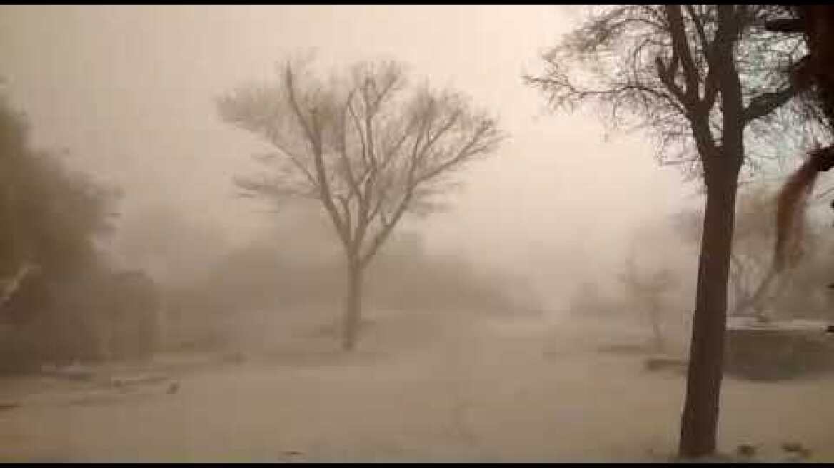 7/4/19 Sand storm in churu (Rajasthan)