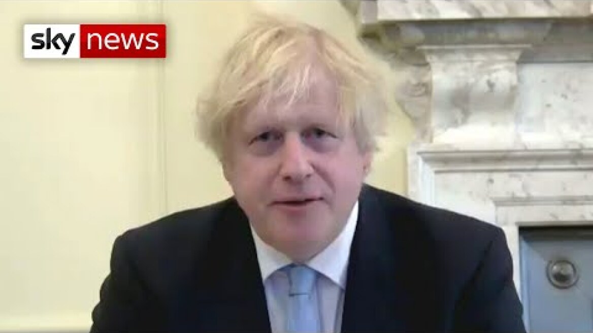 Boris Johnson says he's 'sorry for the pain, anguish and heartbreak'