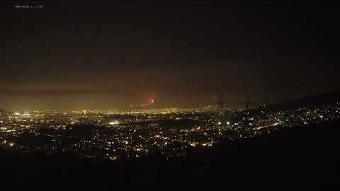 Meteo.gr: Δασική πυρκαγιά Πάρνηθας, 22-23/08/2023