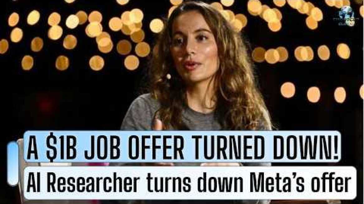 AI researcher turns down 1bn pay offer from Mark Zuckerberg!