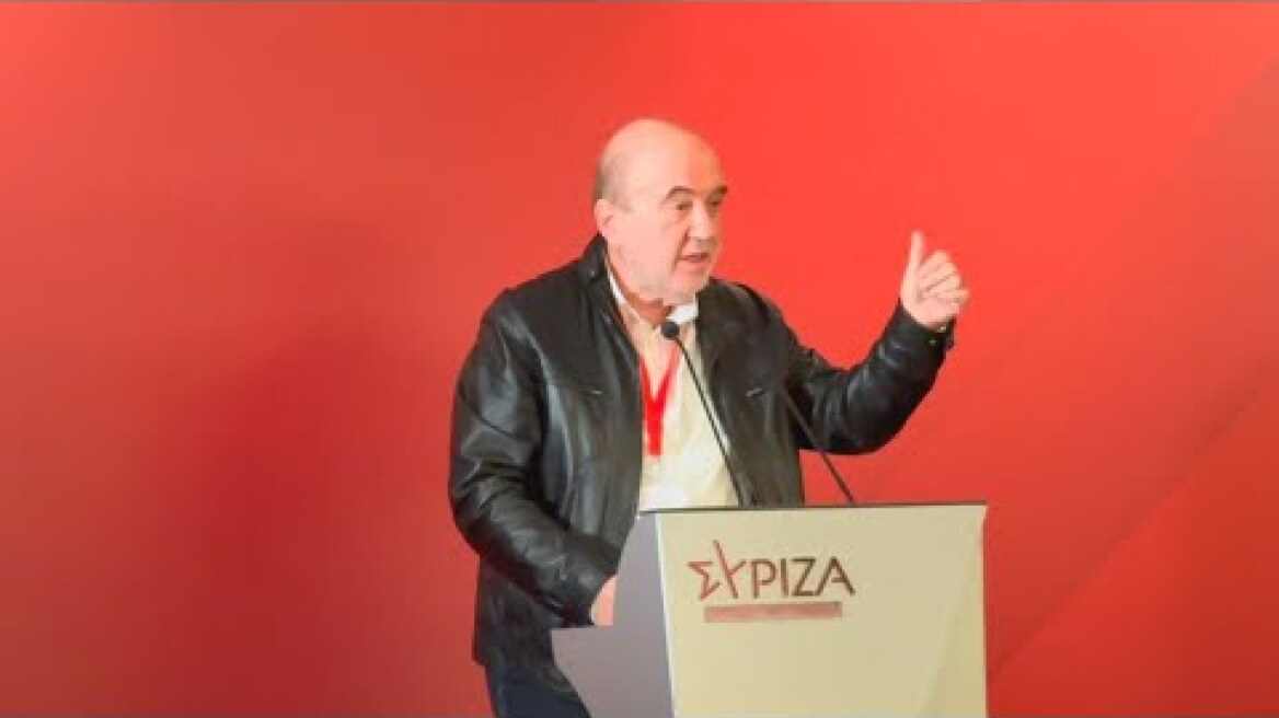 Ομιλία Τρ. Αλεξιάδη στην Κεντρική Επιτροπή του ΣΥΡΙΖΑ