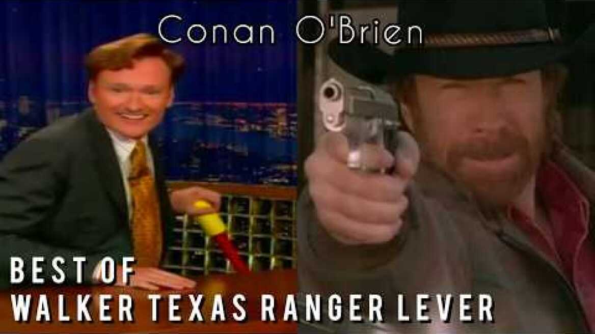 Conan Pulls Walker Texas Ranger Lever: BEST OF - Late Night With Conan O'Brien COMPILATION