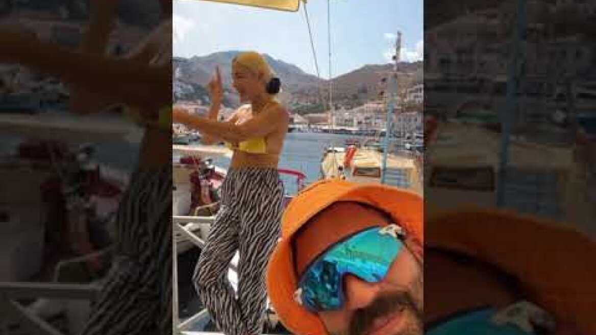 Δημήτρης Αλεξάνδρου και Ιωάννα Τούνη: Απόδραση στην Ύδρα