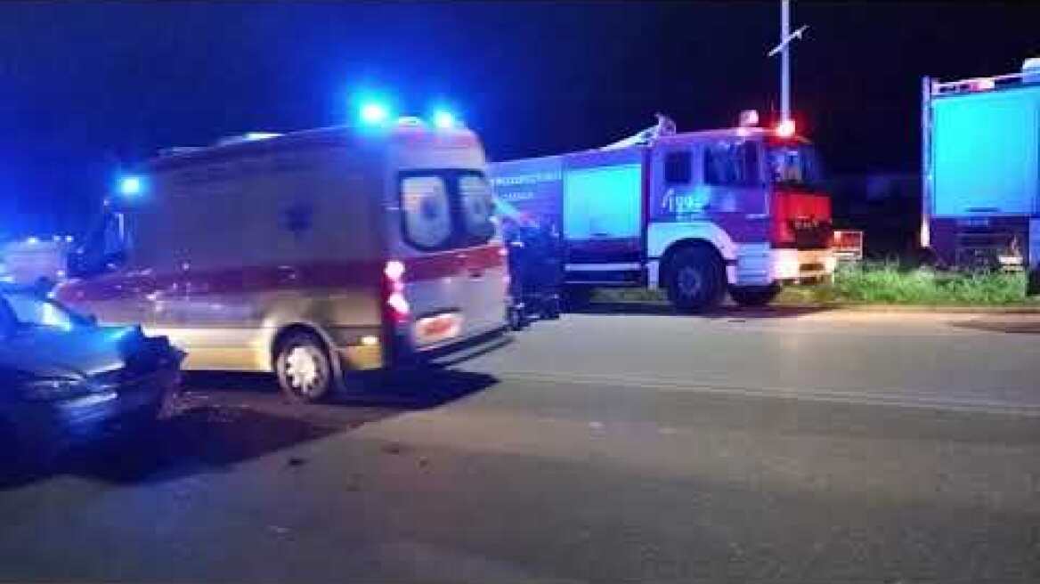 Αγρίνιο: Σφοδρό τροχαίο πριν την γέφυρα της Ερμιτσας