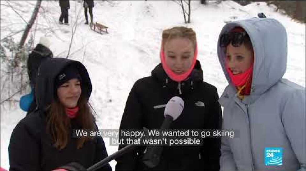 Snowstorm Darcy disrupts traffic, Covid-19 testing across Netherlands and Germany