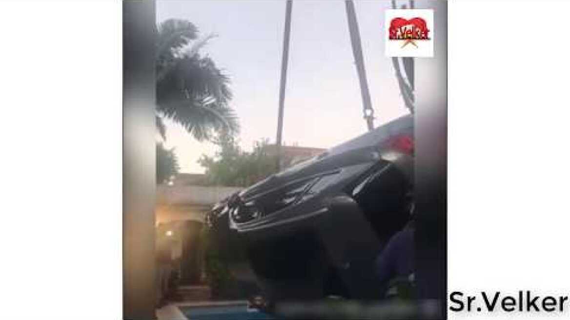 «Ψάρεψαν» ένα Audi Q5 μέσα από πισίνα