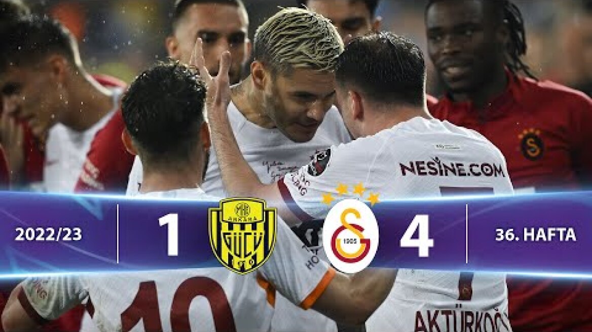 MKE Ankaragücü (1-4) Galatasaray - Highlights/Özet | Spor Toto Süper Lig - 2022/23