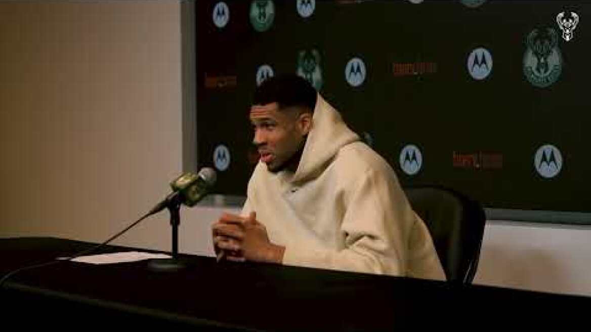 Giannis Antetokounmpo Postgame Press Conference | 03.30.25
