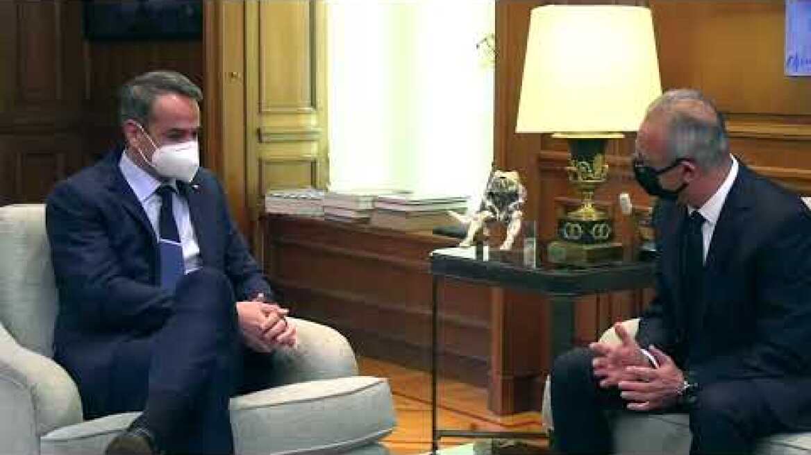 Συνάντηση Μητσοτάκη - Νεοφύτου