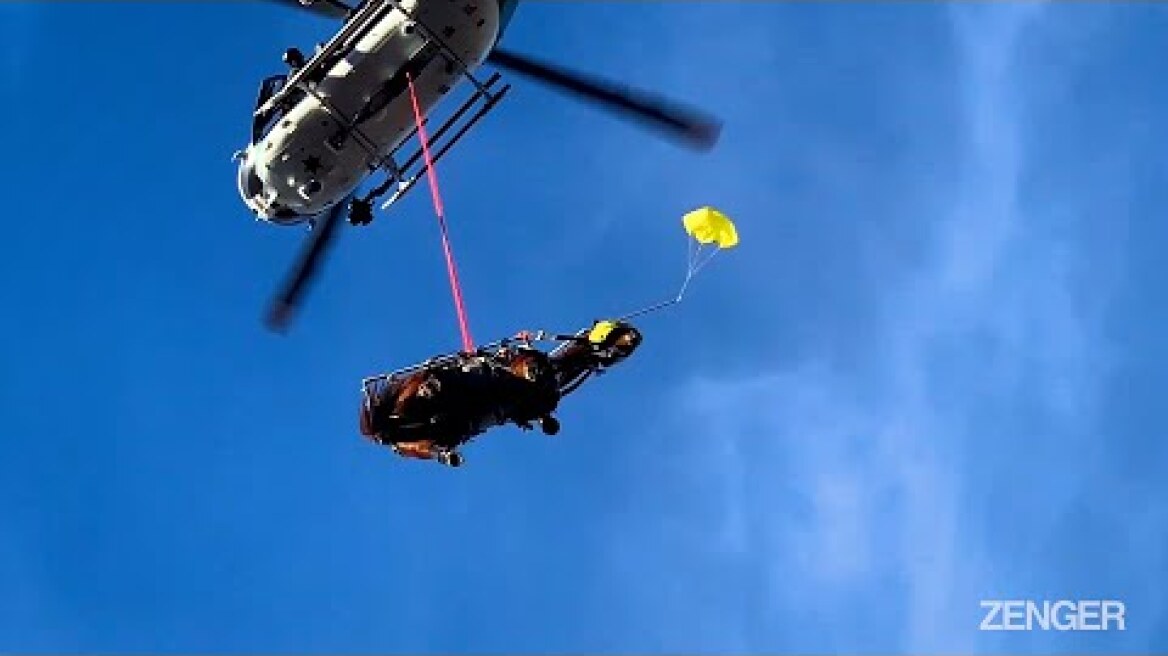 Τεράστια επιχείρηση στην Καλιφόρνια για να σώσουν τραυματισμένο άλογο