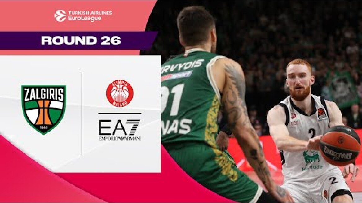 LeDay SILENCES Kaunas CROWD | Zalgiris - Armani Milan | BASKETBALL HIGHLIGHTS R26 2024-25