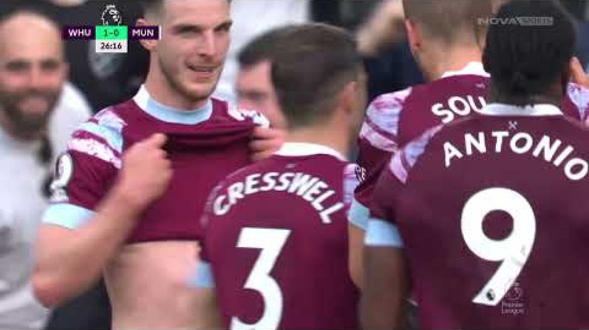 Γουέστ Χαμ-Μάντσεστερ Γιουνάιτεντ: 1-0 (MD 35, 07/05/2023)