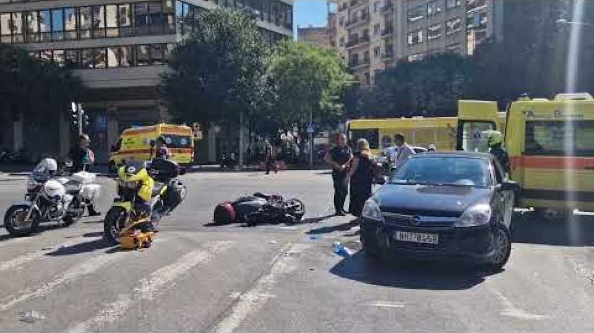 Τροχαίο στο κέντρο της Θεσσαλονίκης