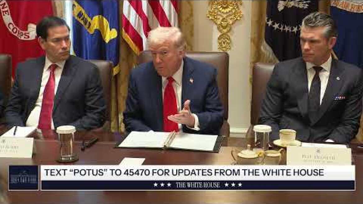 President Trump Hosts a Cabinet Meeting, Oct. 9, 2025