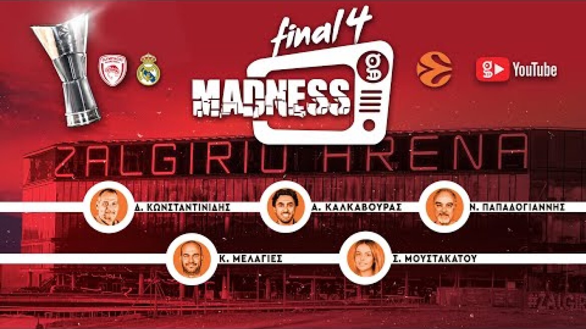 Ολυμπιακός - Ρεάλ: LIVE από το Κάουνας το τρίτο ημίχρονο του μεγάλου τελικού | F4 Madness