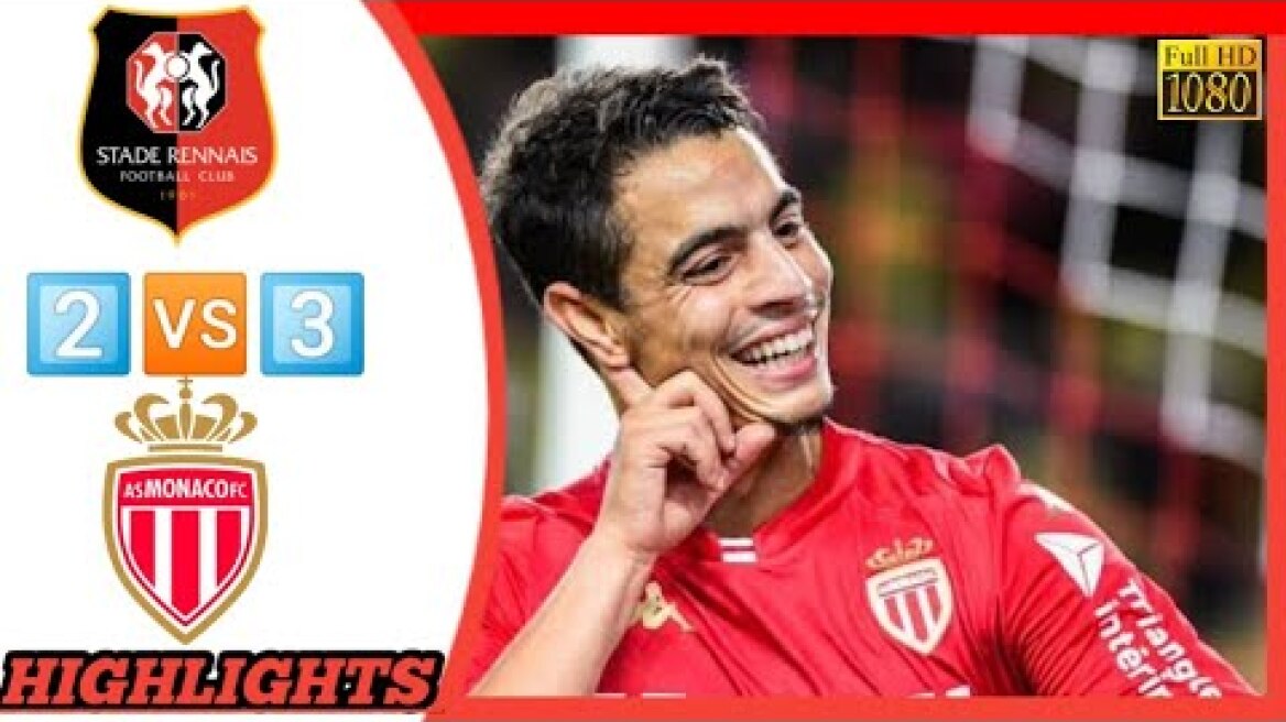 Rennes Vs Monaco 2-3 Highlights Ligue 1 15/04/2022 HD