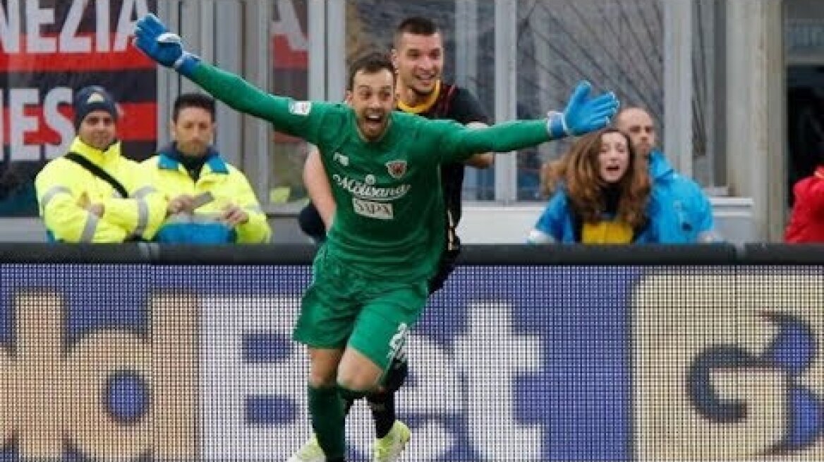 ● Alberto Brignoli GOAL│Benevento - Milan 2-2 [HD]