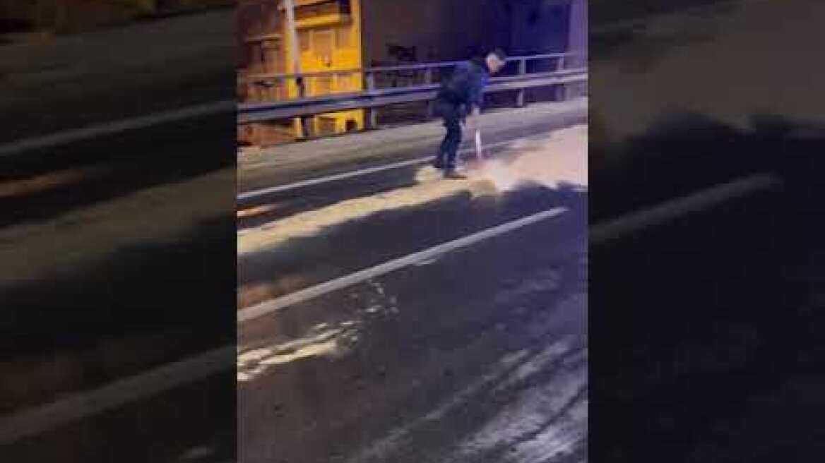 Κλειστή η Πέτρου Ράλλη μετά από τροχαίο