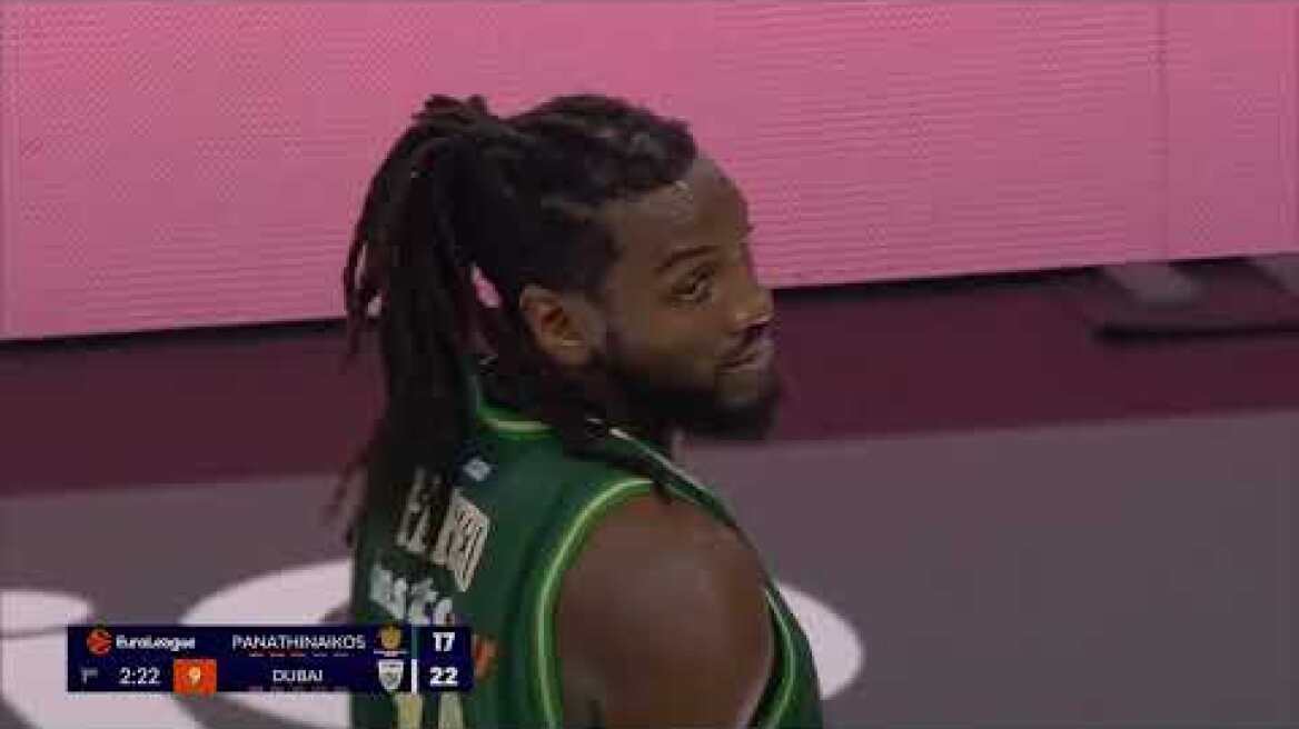 Ο τραυματισμός του ΤΣΕΝΤΙ ΟΣΜΑΝ -  Αποχώρησε υποβασταζόμενος ο Τούρκος στο ματς κόντρα στη Dubai BC