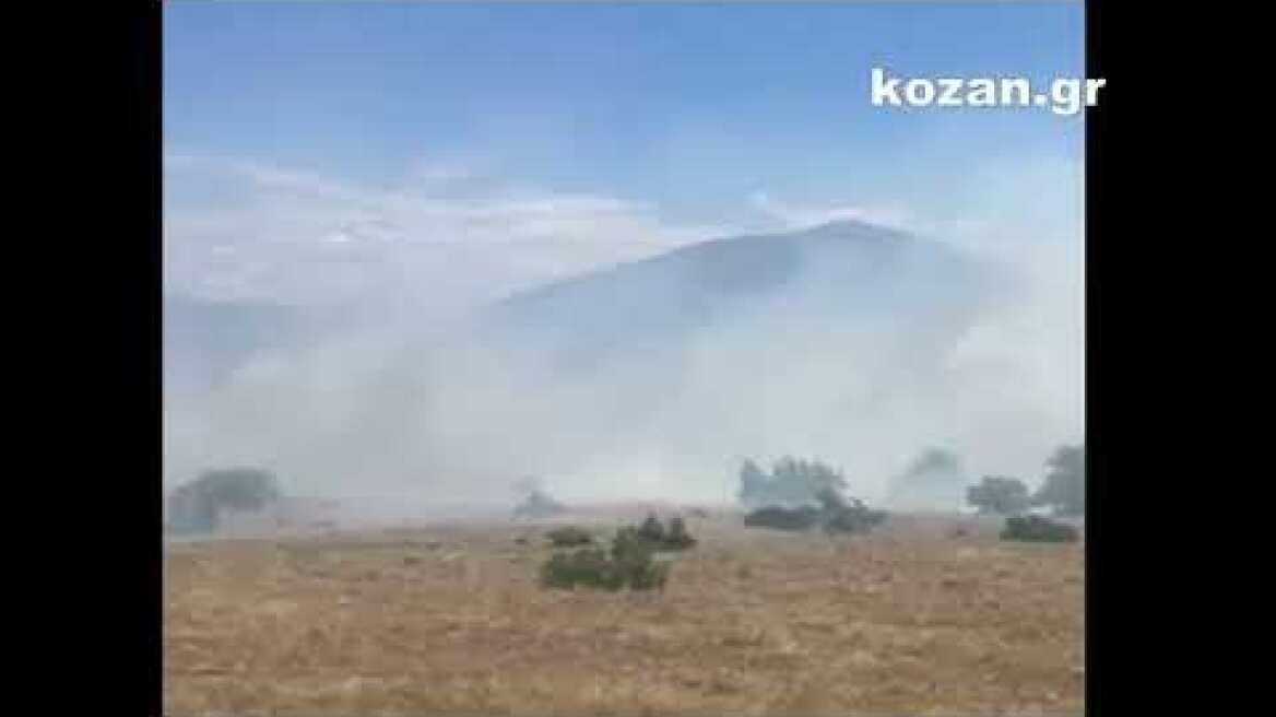 kozan.gr: Νέες εικόνες από τη φωτιά στην περιοχή "Παναγία" της Κοινότητας Δρεπάνου