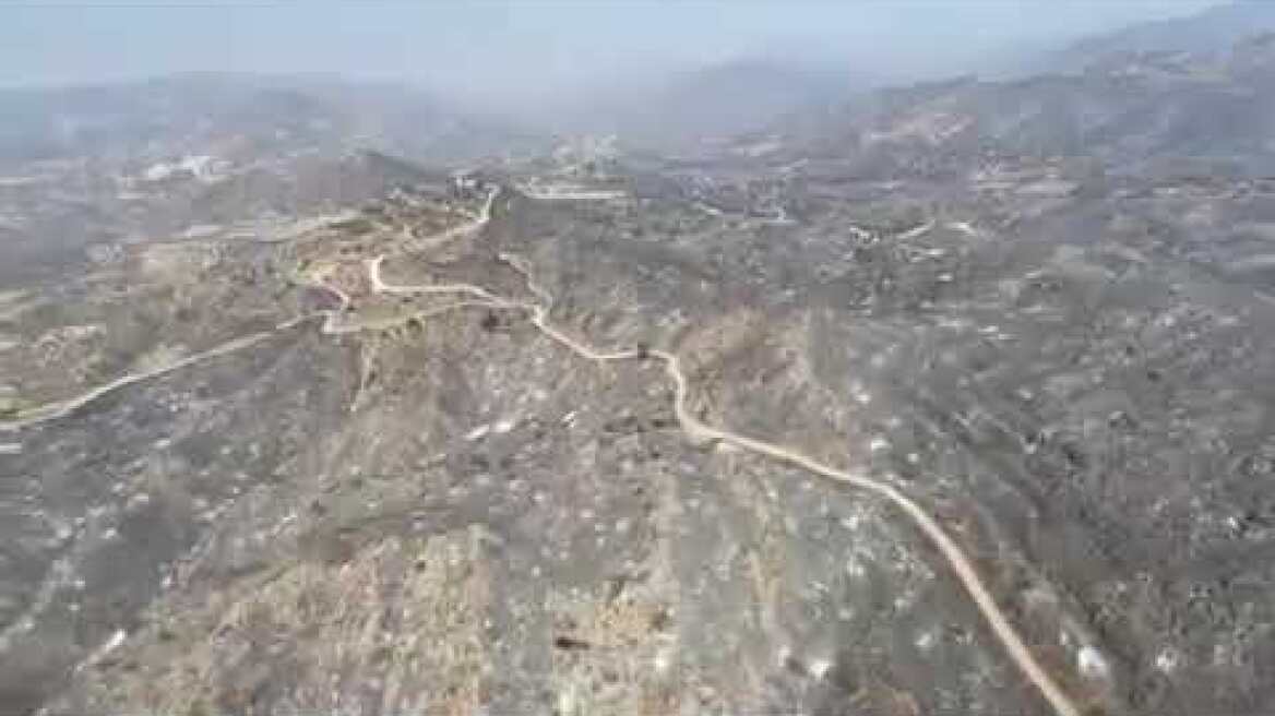 Εναέρια αποτύπωση της τραγωδίας