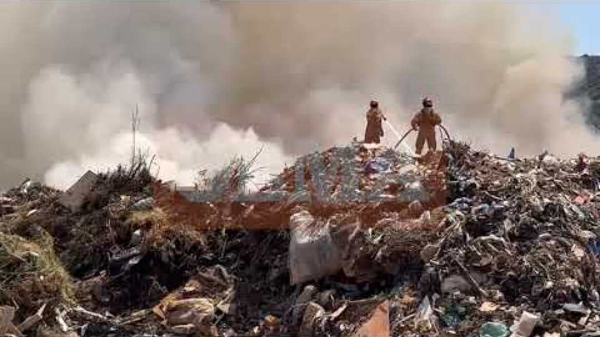 Φωτιά στο Μαρκόπουλο