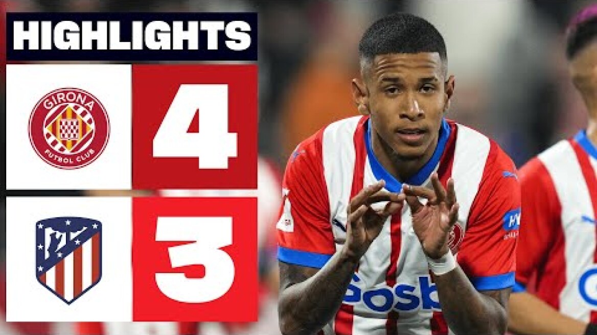 Resumen de Girona FC vs Atlético de Madrid (4-3)