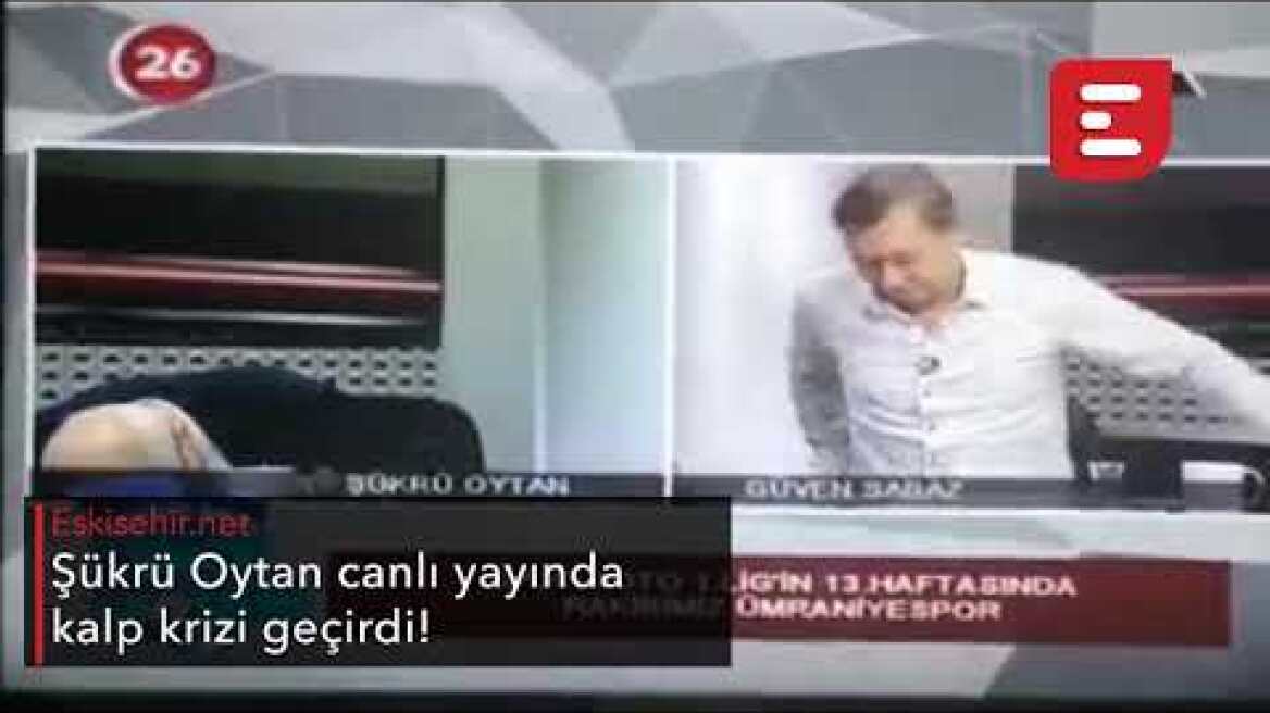 Şükrü Oytan canlı yayında kalp krizi geçirdi!
