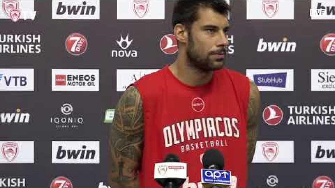 LIVE Media Day - Interviews for the upcoming game against Armani Milano