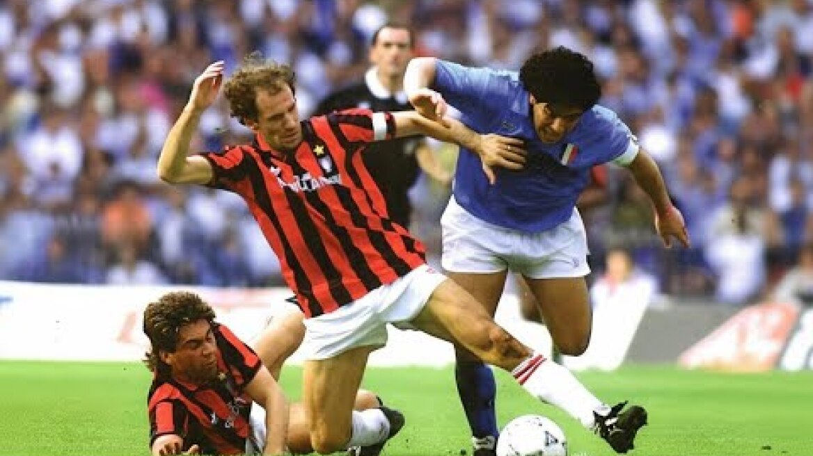 Franco Baresi GOAT DEFENDER --Best Tackles, Goals & Defending Skills--