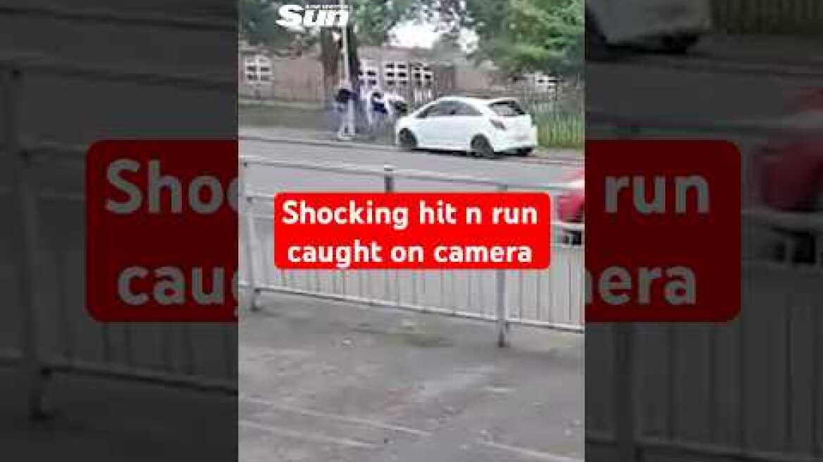 Shocking moment woman is mowed down by driver in horror murder bid in Scots town