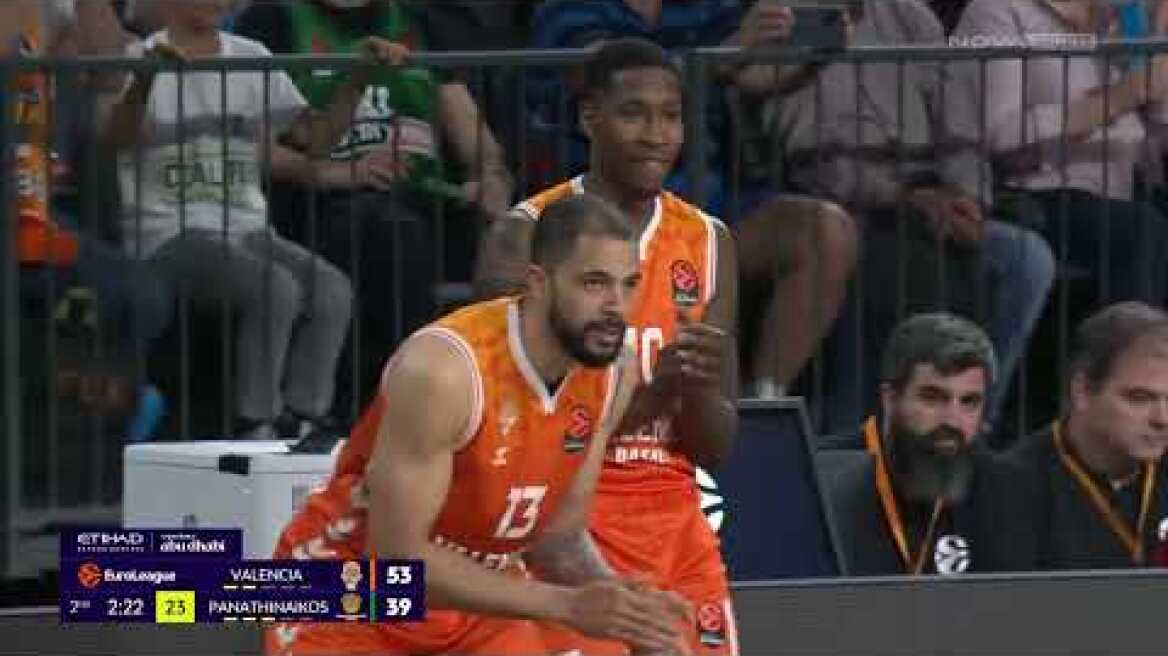 Βαλένθια-Παναθηναϊκός: 102-84 (MD 37, 09/04/2026)