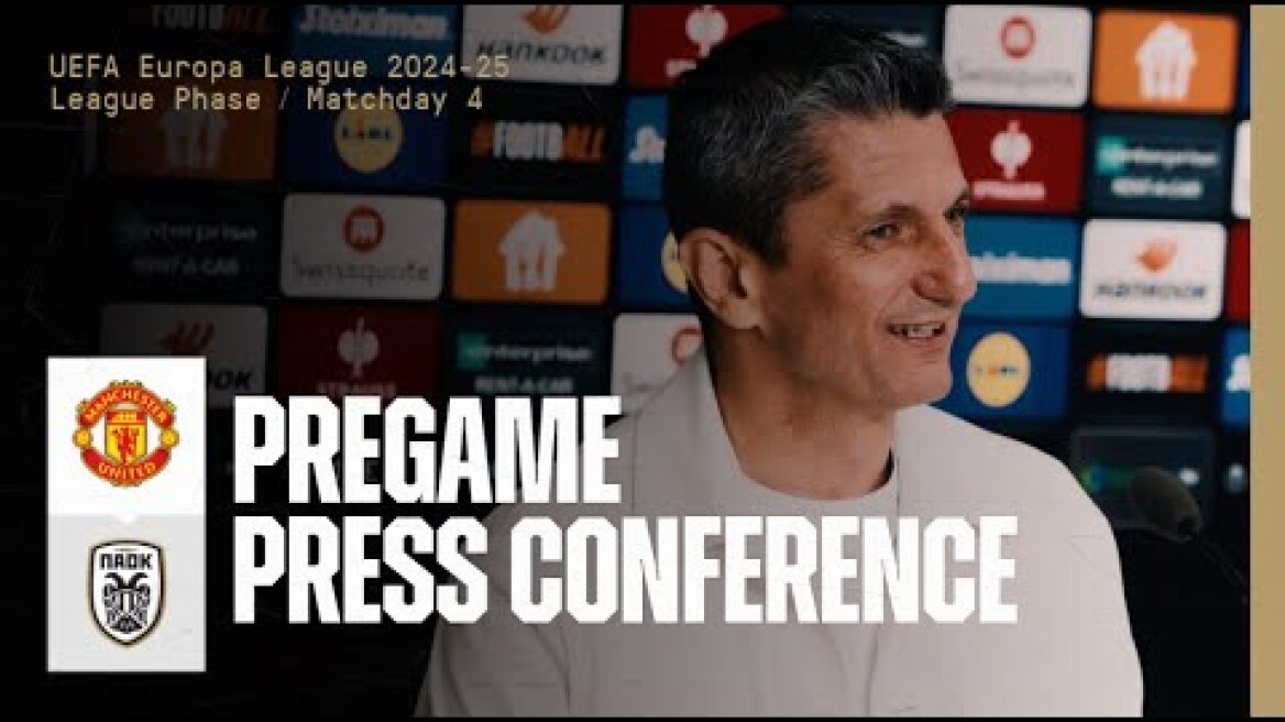 Pregame Press Conference: Manchester United Vs PAOK FC – Live PAOK TV