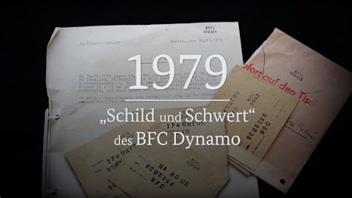 40 Dinge: 1979 - "Schild und Schwert" des BFC Dynamo