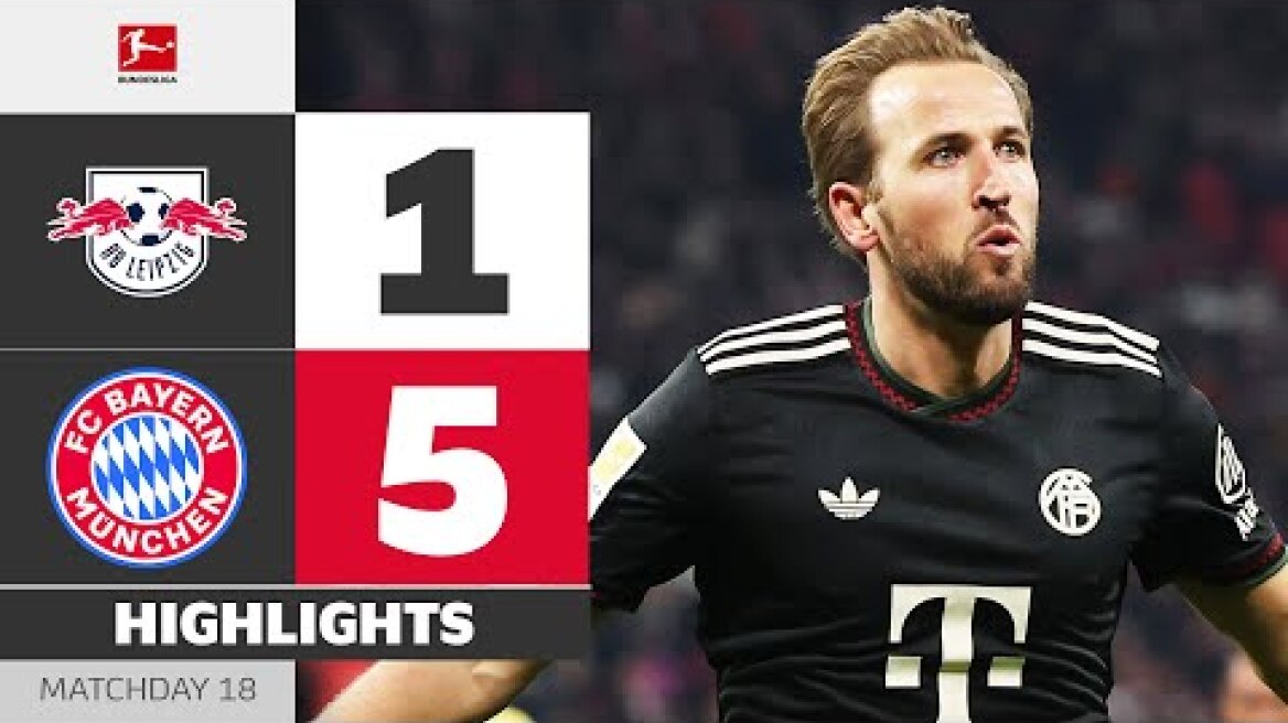 NO Chance! Bayern Can't Be Stopped! | RB LEIPZIG - FC BAYERN | Highlights | Matchday 18 – Bundesliga