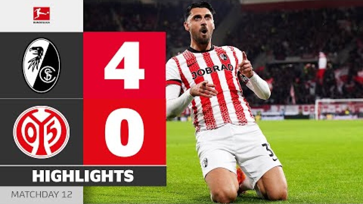 Freiburg Breezes Past Mainz! | SC FREIBURG - MAINZ 05 | Highlights | Matchday 12 – Bundesliga