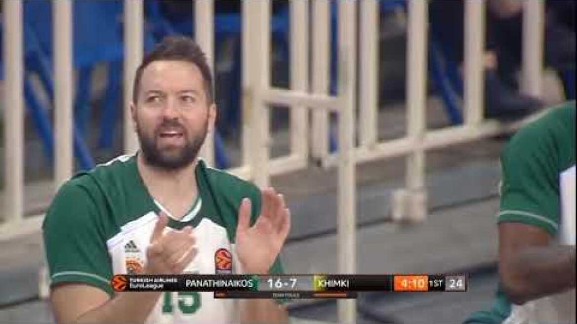 DeShaun Thomas highlights (Panathinaikos-Khimki: 94-85)