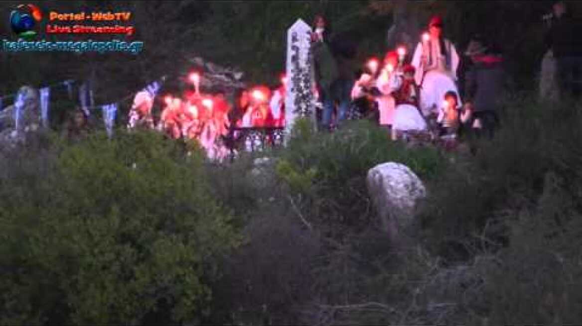 Αναβίωση στιγμών από την επανάσταση του 1821 στην Καρύταινα - Αναπαράσταση κατάληψης κάστρου