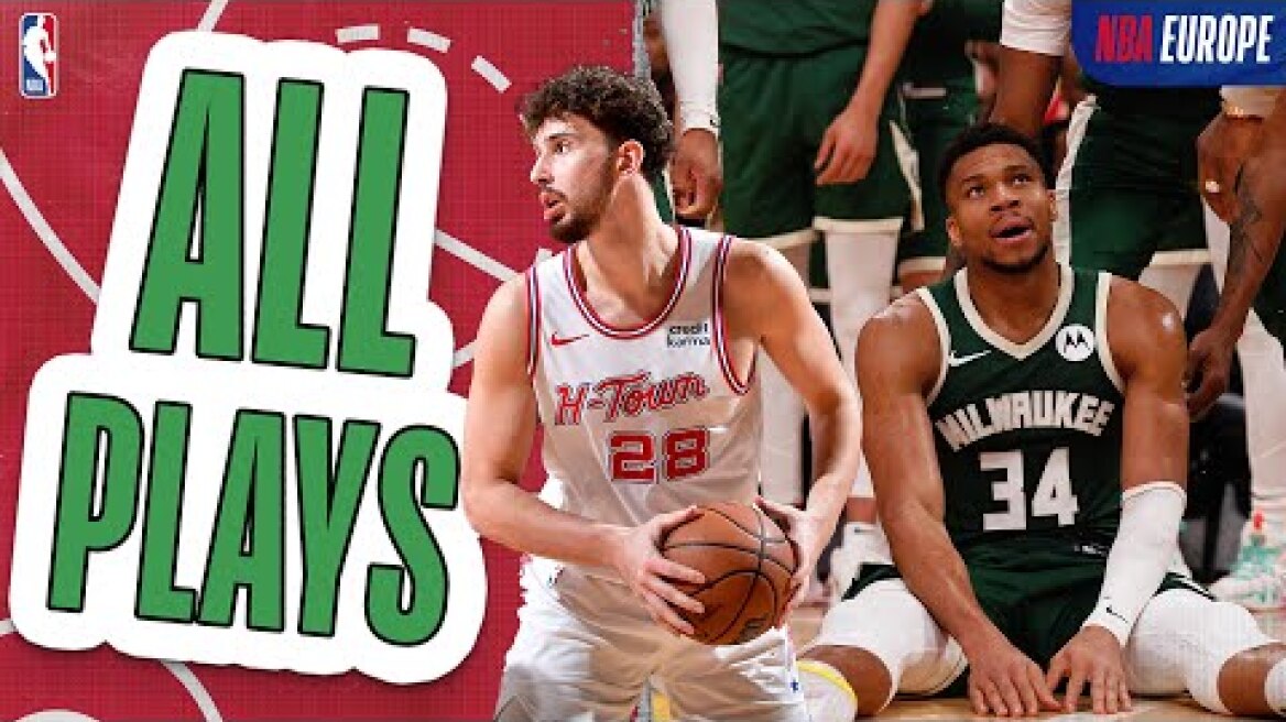 Şengün & Giannis provide INCREDIBLE battle! | All Plays as the Rockets & Bucks go head-to-head 💥