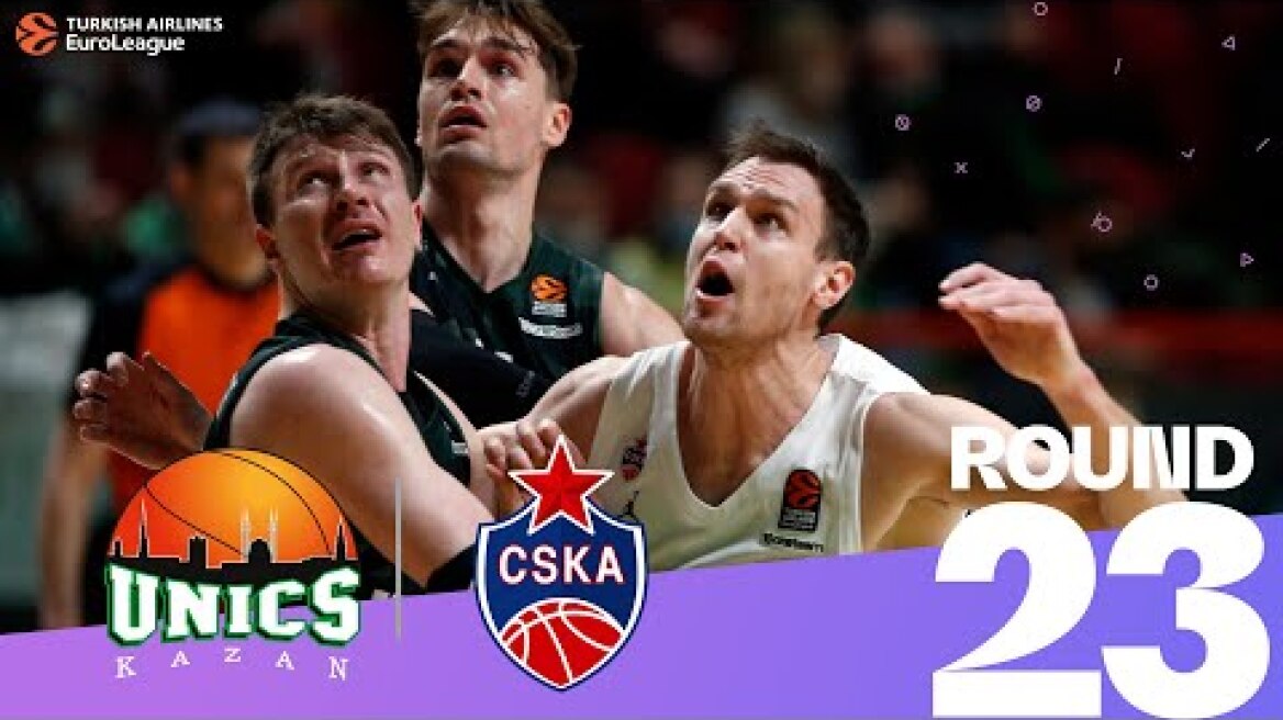 Shved lifts CSKA over UNICS!| Round 23, Highlights | Turkish Airlines EuroLeague