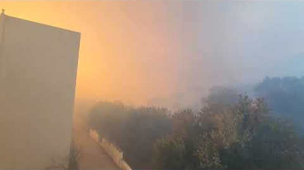 Φωτιά στο Λαγονήσι