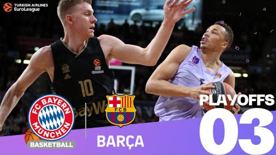 Mirotic fires Barca past Bayern! | Playoffs Game 3, Highlights | Turkish Airlines EuroLeague