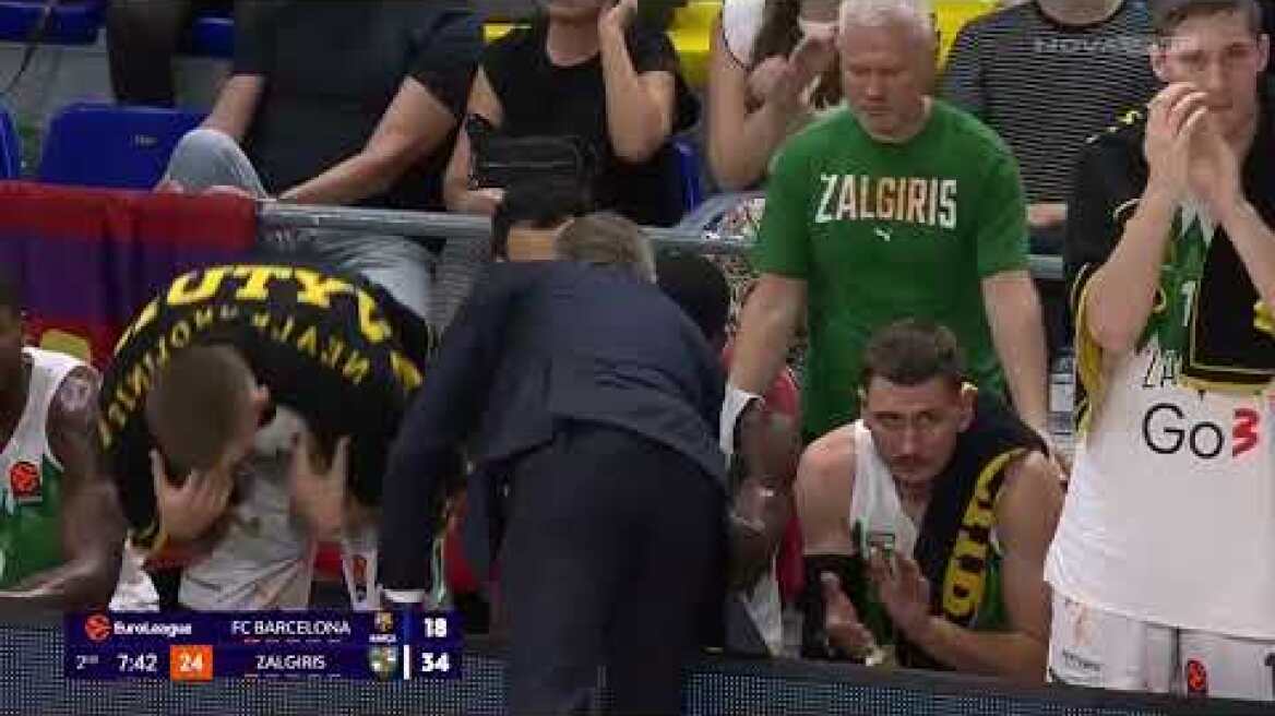 Μπαρτσελόνα - Ζάλγκιρις Κάουνας: 73-88 (MD 6, 23/20/2025)