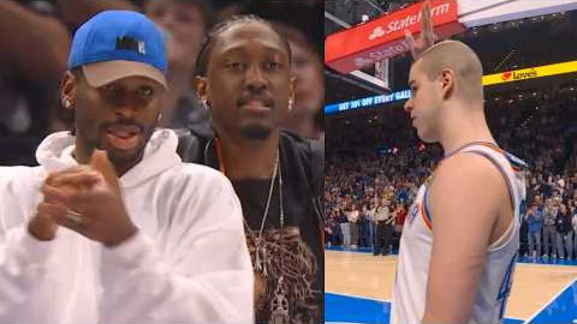 Nikola Topić gets standing ovation in first NBA game and scores first bucket